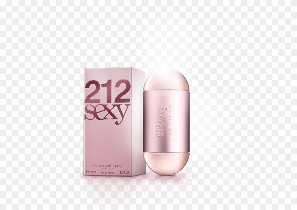 Sexy Carolina Herrera 212 Sexy Eau De Parfum 100 Ml, Cosmetics, Bottle, Shaker Png