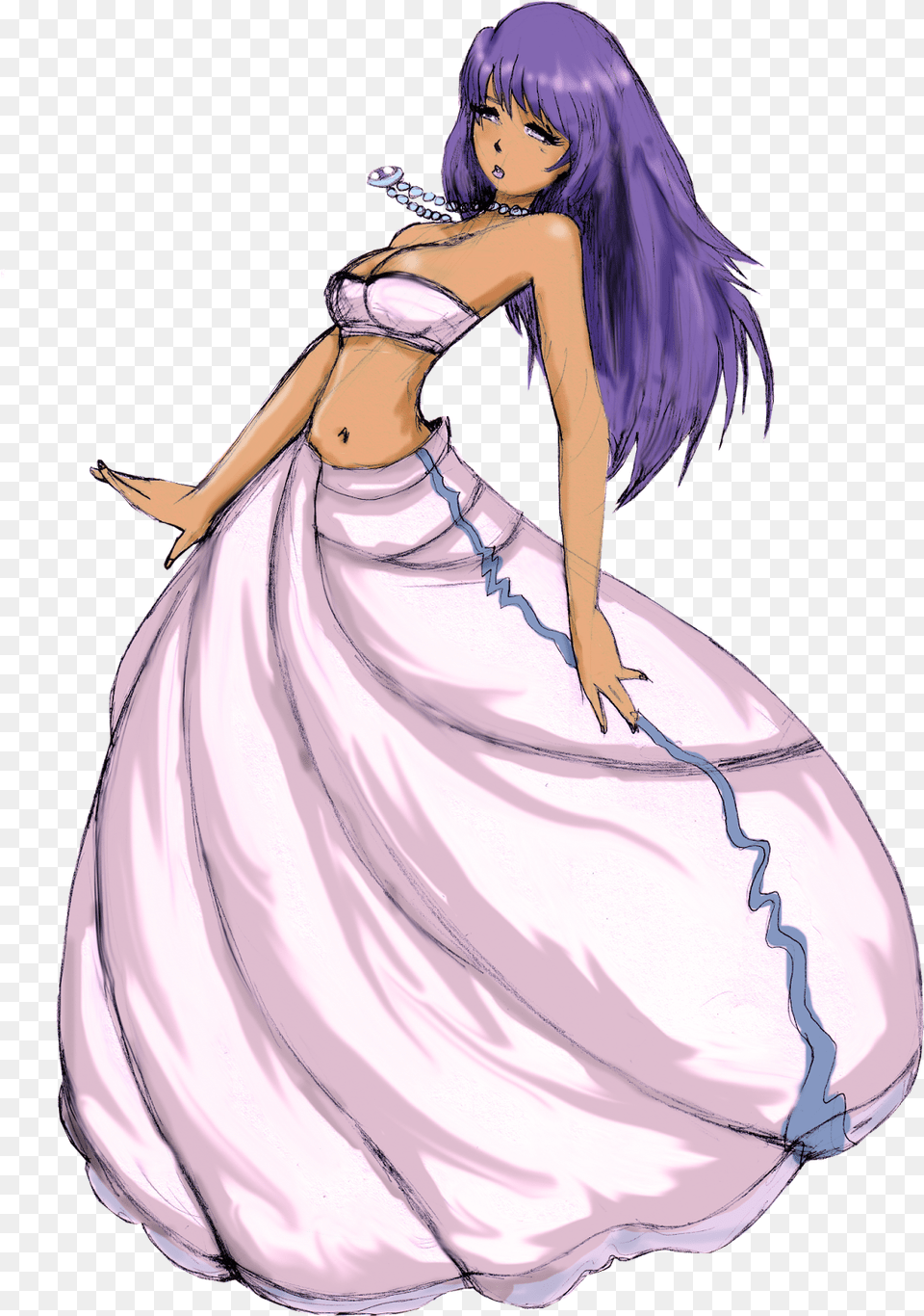 Sexy Cute Anime Girl Art Long Skirt Anime Girl Long Skirt Designs, Book, Publication, Comics, Adult Free Transparent Png