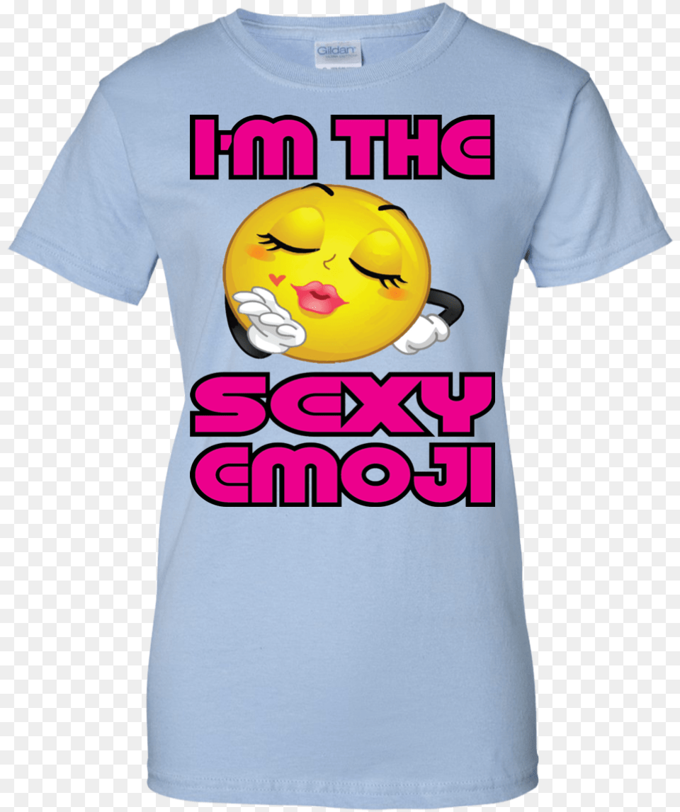Sexy Emoji Ladies T Shirt, Clothing, T-shirt, Face, Head Png Image