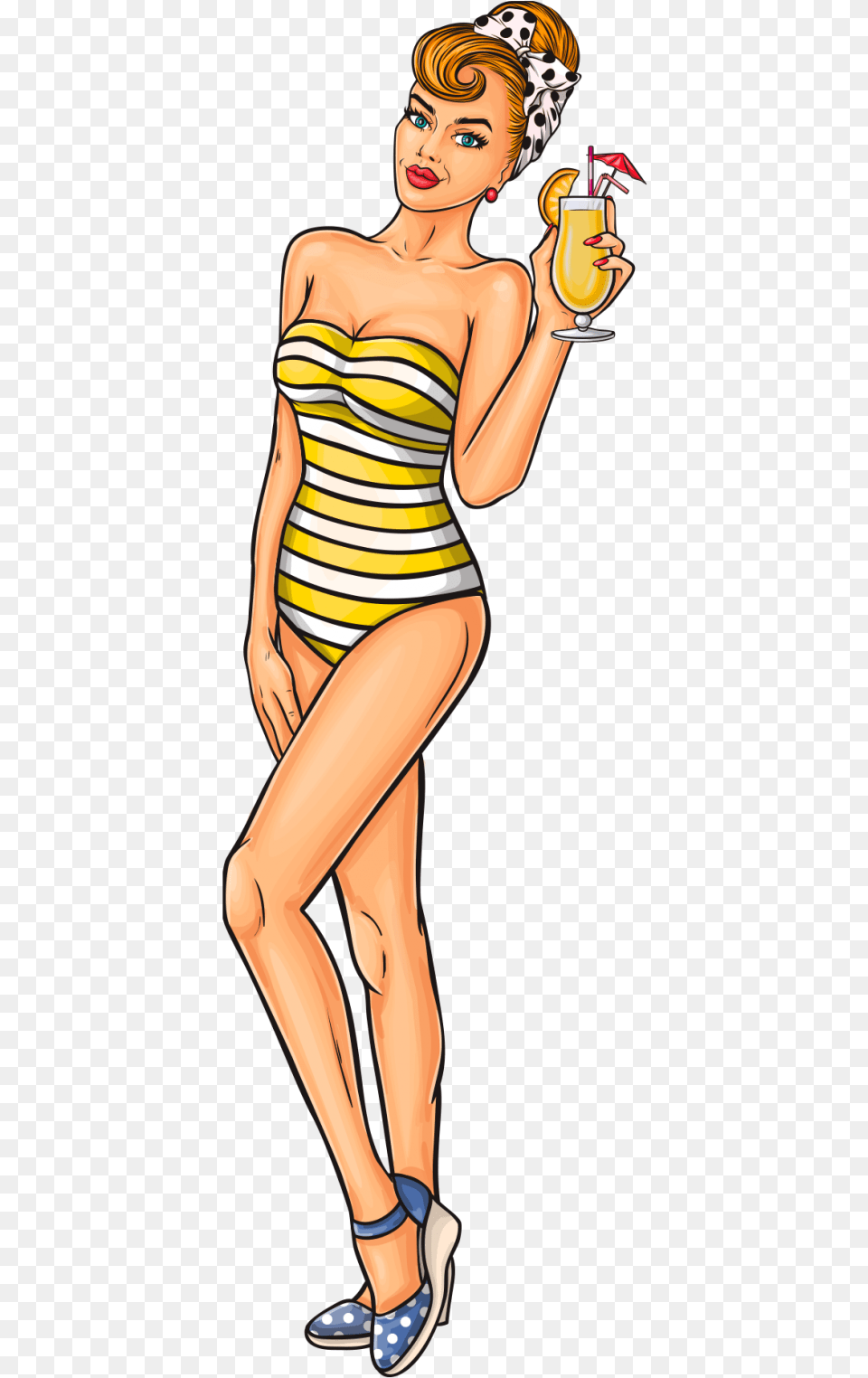 Sexy Girl Pics Pop Art Girl, Adult, Swimwear, Person, Female Png