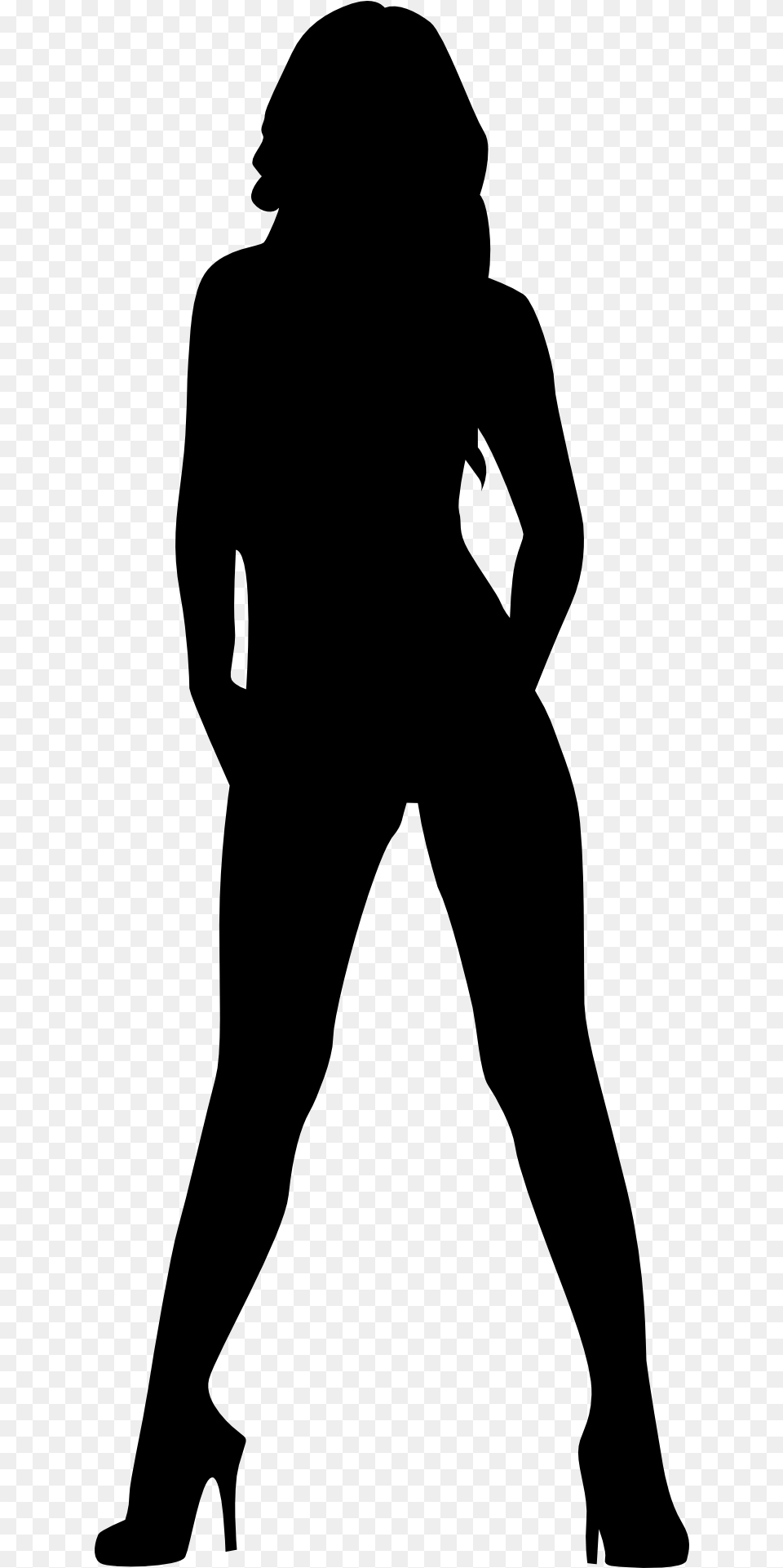 Sexy Girl Svg, Gray Png Image