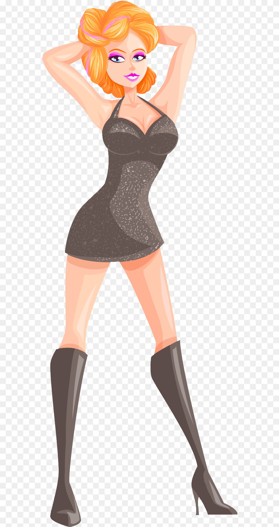 Sexy Girl Vector Transparent Tights, Adult, Person, Female, Woman Png Image