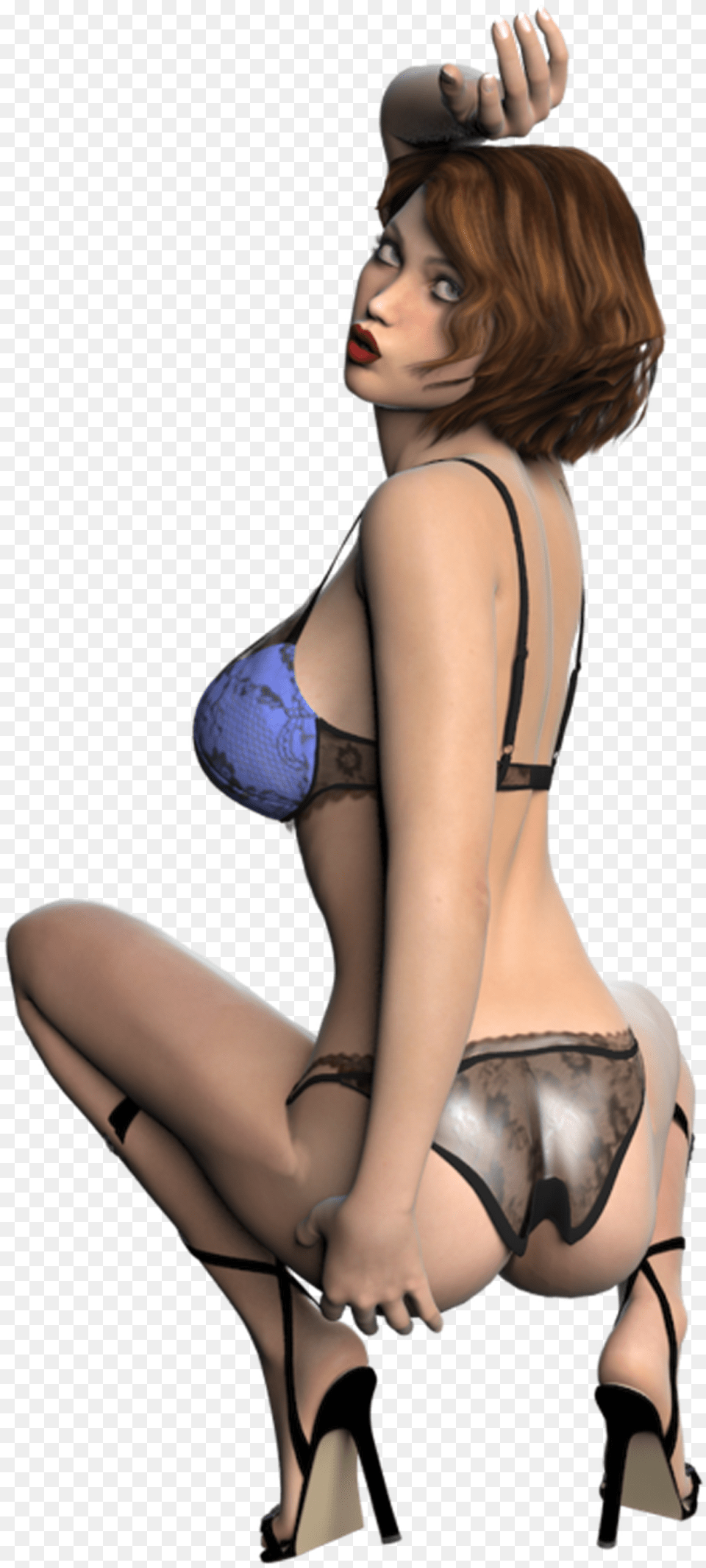 Sexy Girl Women Lingerie Female Lingerie Top, Adult, Underwear, Shoe, Person Free Transparent Png