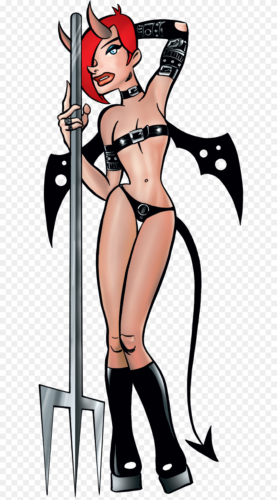 Sexy Goth Cartoon Girl, Adult, Person, Woman, Female Free Png