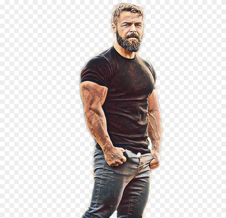 Sexy Guy Dude Hot Stud Manly Masculine Muscle Tattoo, Skin, Person, Pants, Man Png