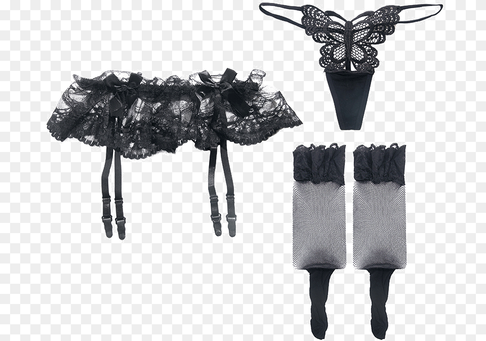 Sexy Lace Garter Suspenders Stockings Garter, Clothing, Underwear, Lingerie, Panties Free Transparent Png