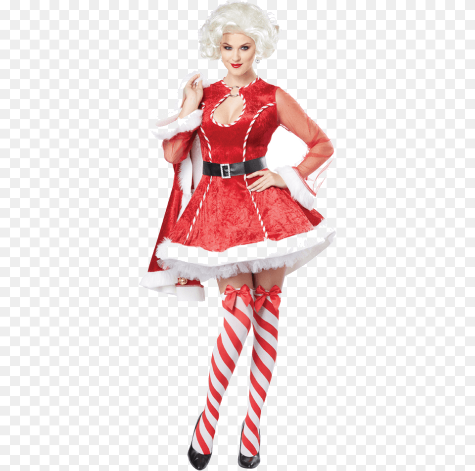 Sexy Mrs Claus Costume Download, Clothing, Person, Adult, Female Png