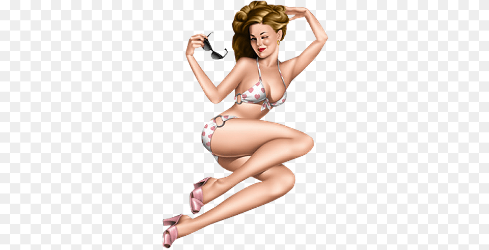 Sexy Pin Up Girl Ace Of Hearts Pinup Girl, Adult, Swimwear, Person, Woman Png