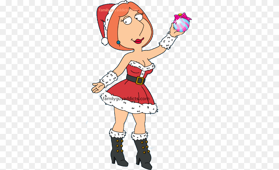 Sexy Santa Lois Sexy Family Guy Characters, Book, Publication, Comics, Baby Png Image