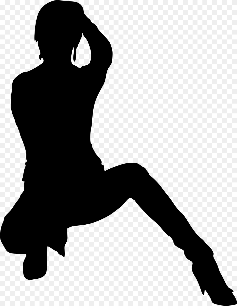 Sexy Silhouette Darrians Sexy Silhouettes 2 Animal Silhouette, Gray Free Transparent Png