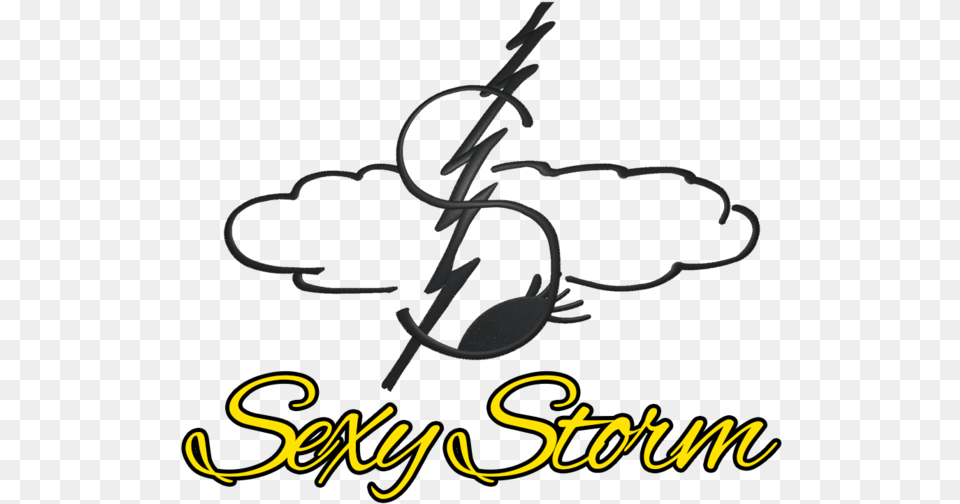 Sexy Storm Calligraphy, Handwriting, Text Free Png