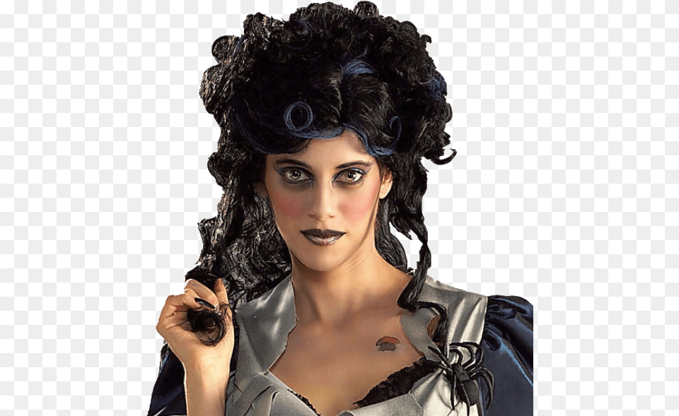 Sexy Witch, Head, Black Hair, Face, Portrait Png Image