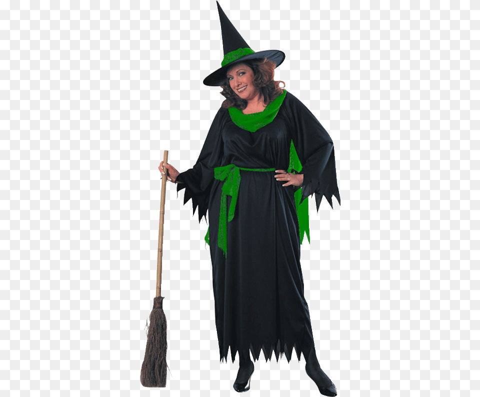 Sexy Witch Costume With Hat Large Witchpng Costume, Person, Clothing, People, Adult Free Png