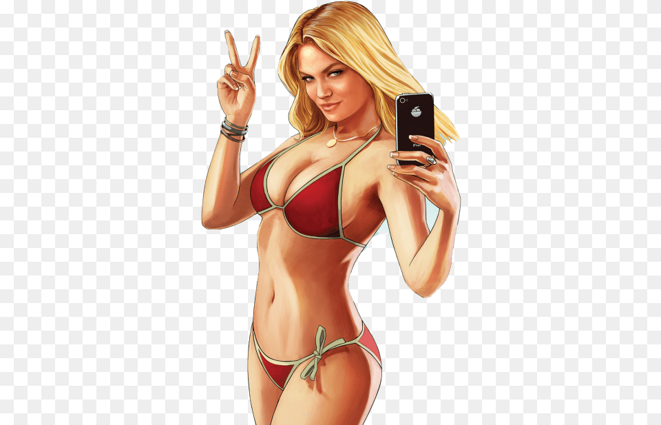 Sexy Woman Gta 5 Girl Naked, Adult, Swimwear, Person, Female Png Image