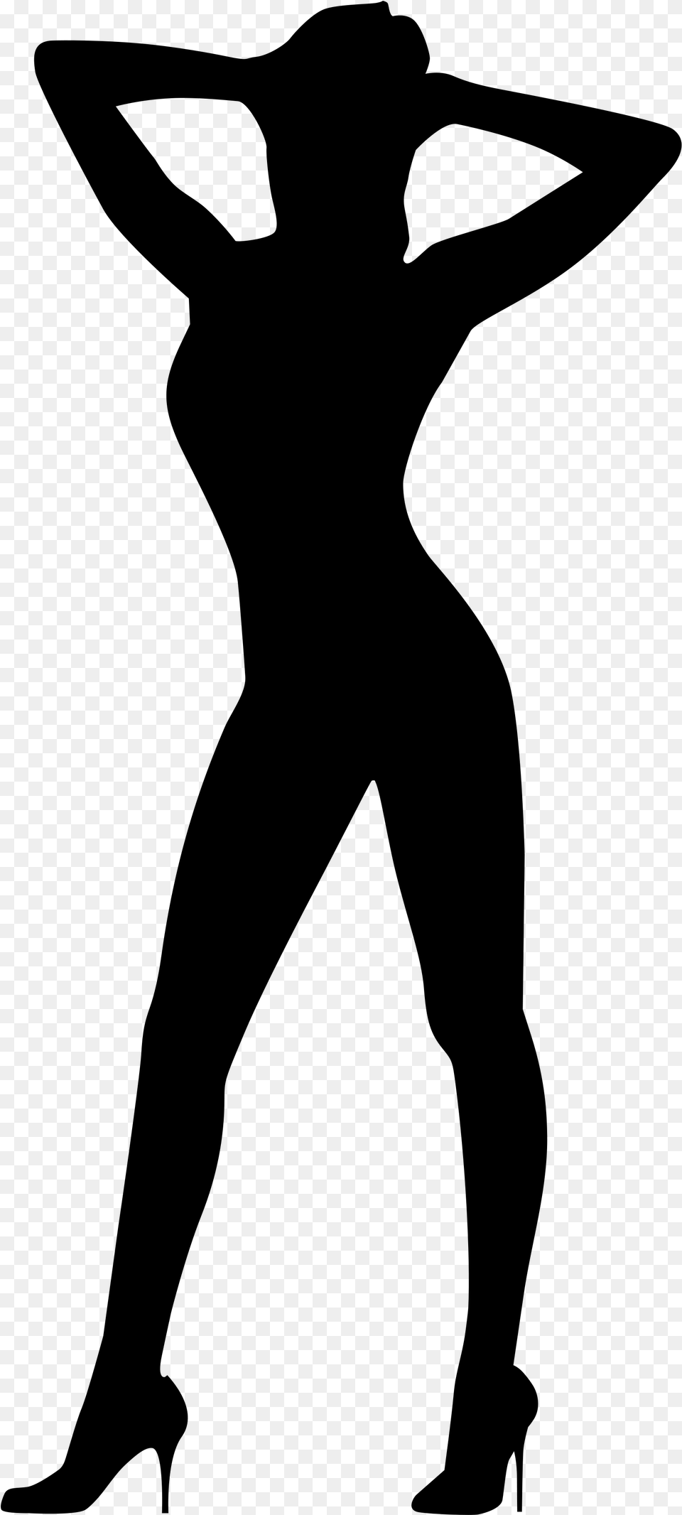 Sexy Woman Icon, Gray Free Png