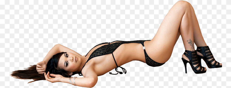 Sexy Woman Lying, Underwear, Shoe, Clothing, High Heel Free Transparent Png