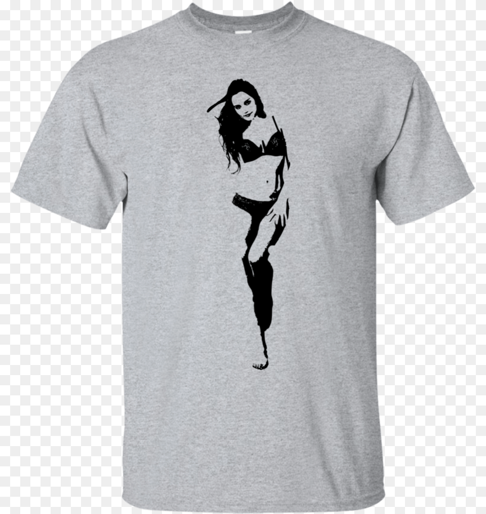 Sexy Woman T Shirt Flight Crew T Shirts, Clothing, T-shirt, Adult, Female Free Png