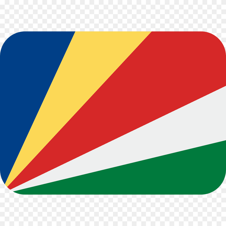 Seychelles Flag Emoji Clipart, Wedge Free Png