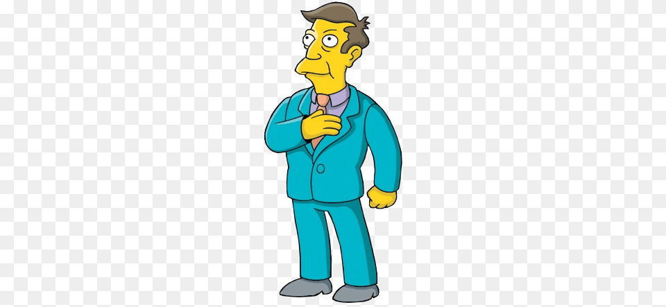 Seymour Skinner, Person, Cartoon, Face, Head Free Transparent Png