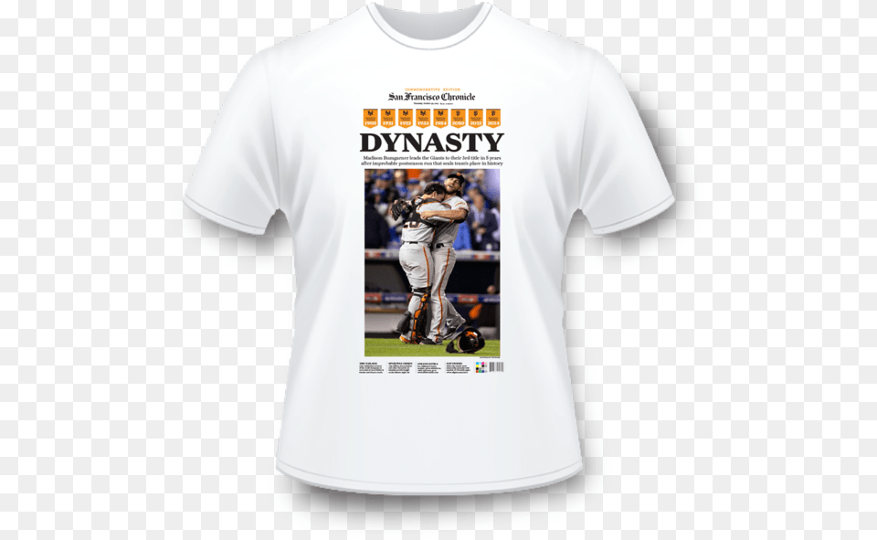 Sf Chronicle Giants 2014 World Series Quotdynastyquot Hyperdynamics, Clothing, People, Person, Shirt Free Png