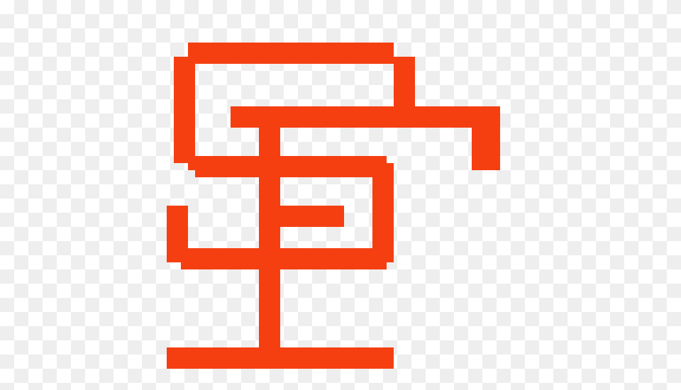 Sf Giants Baseball Logo Pixel Art Maker, First Aid, Text Png