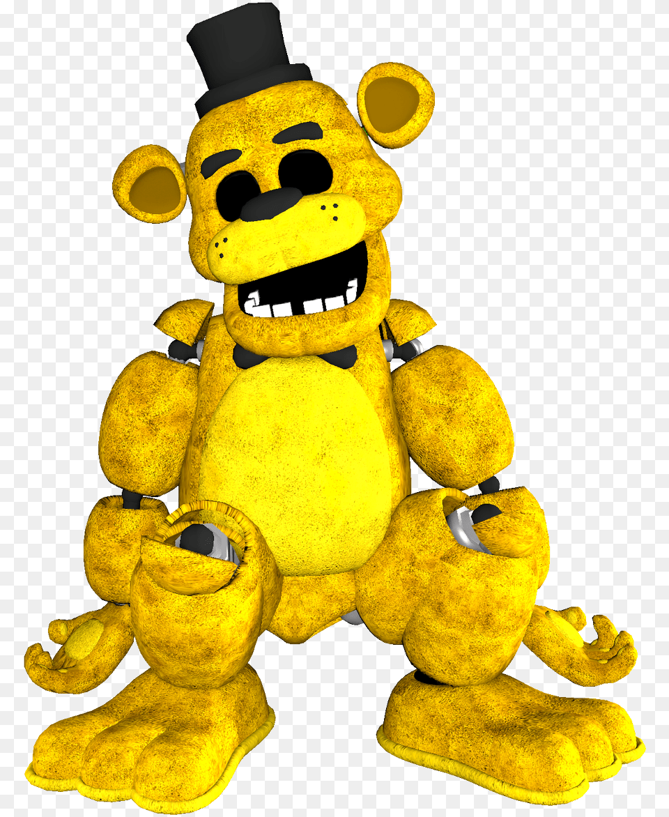 Sfm Fnaf 1 Golden Freddy, Plush, Toy, Food, Fruit Free Png