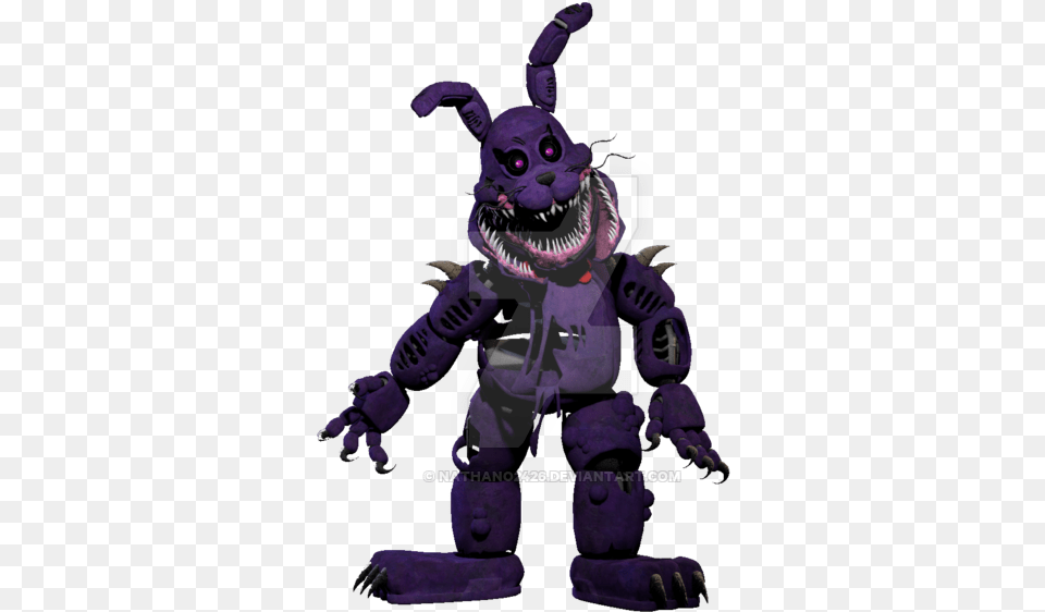 Sfm Fnaf Fnaf Twisted Bonnie, Purple, Baby, Person Free Transparent Png