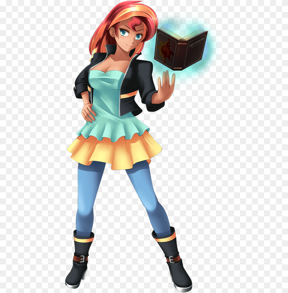 Sfm Sunset Shimmer, Book, Clothing, Comics, Costume Free Transparent Png