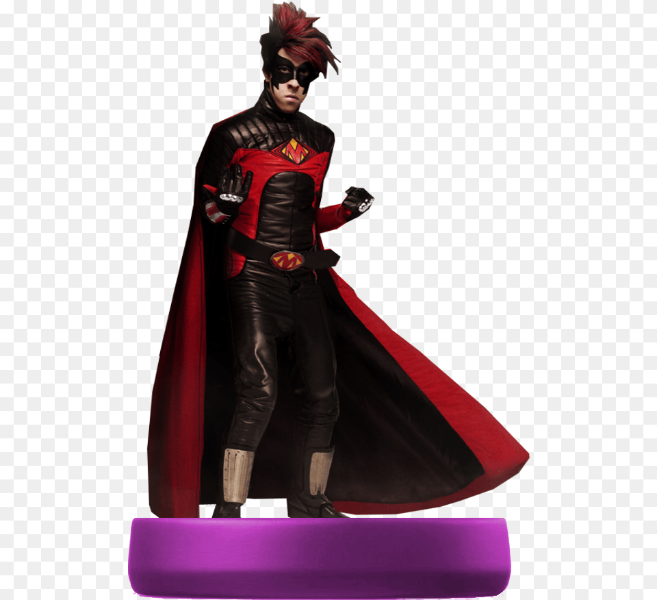 Sfw Red Mist Amiibo Kick Ass Red Mist, Person, Clothing, Costume, Fashion Free Transparent Png