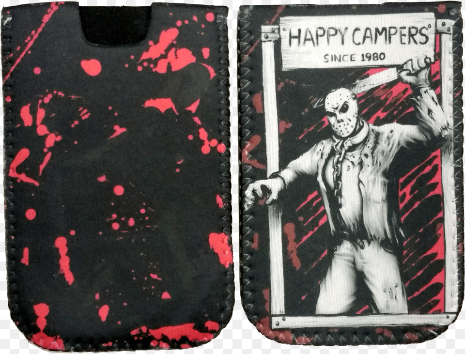 Sfx Happy Campers Jason Voorhees Phone Pouch Flash, Adult, Male, Man, Person Free Png