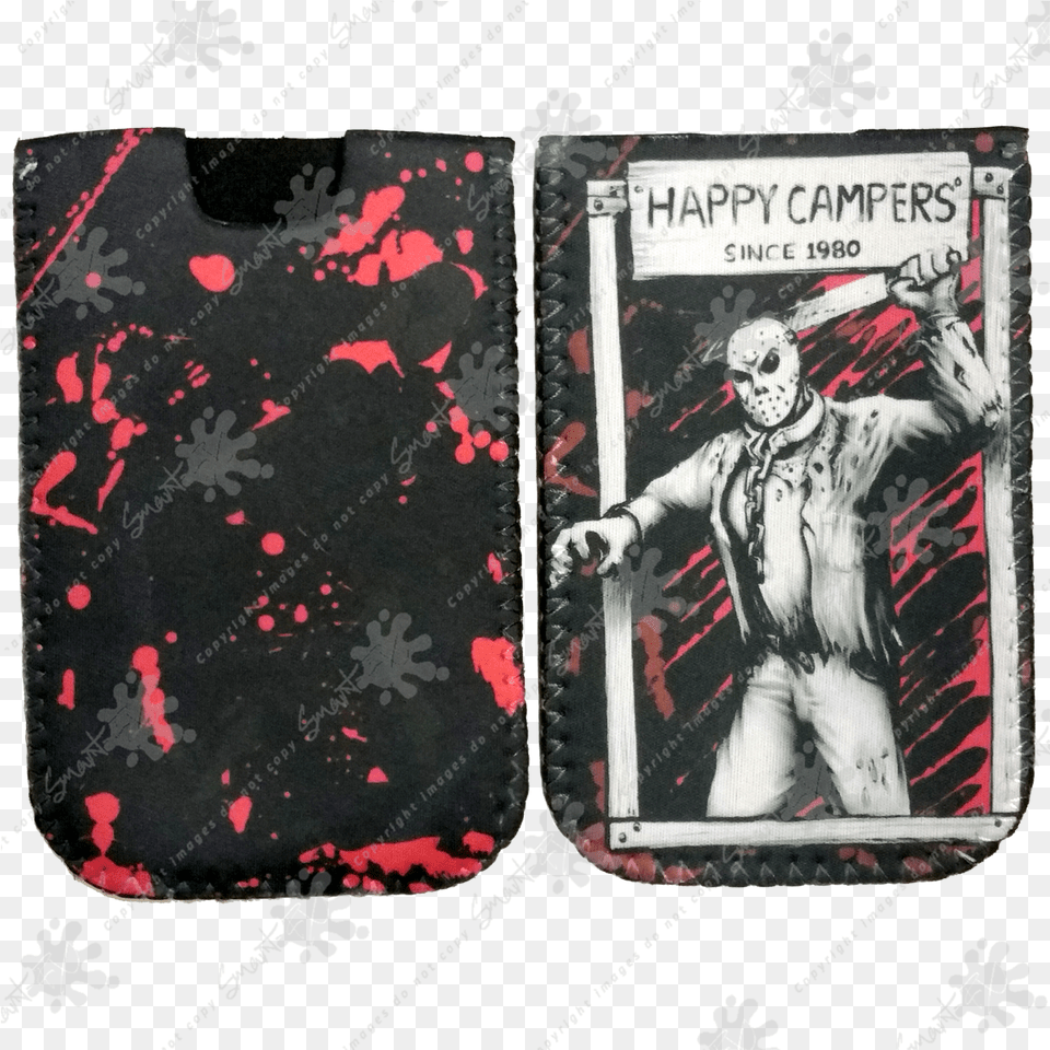 Sfx Happy Campers Jason Voorhees Phone Pouch Wallet, Publication, Adult, Person, Book Free Transparent Png