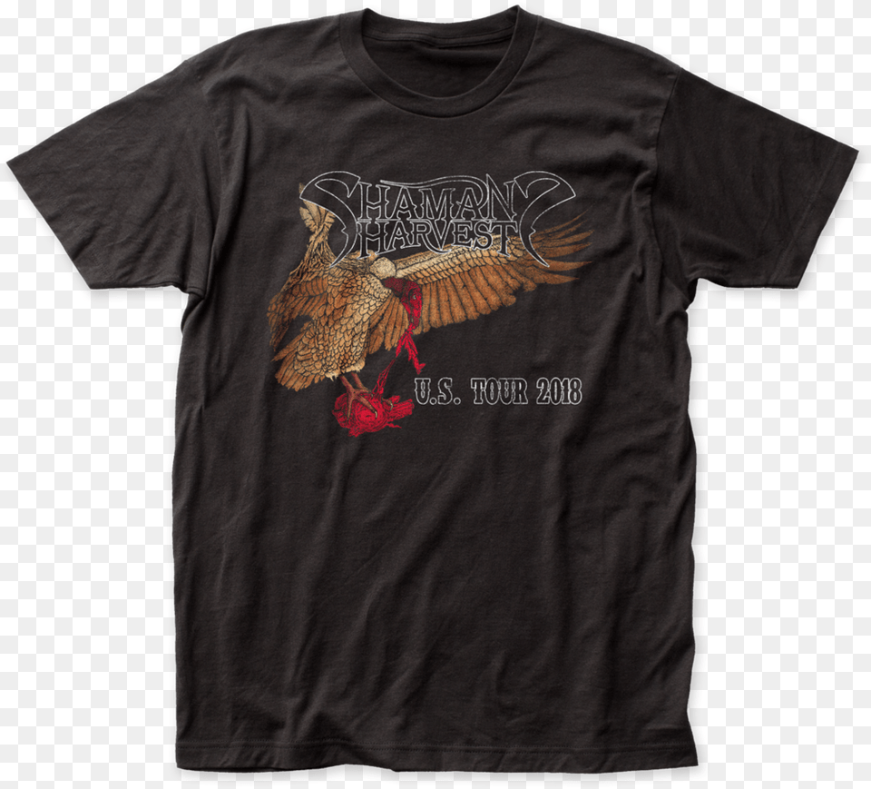 Sh 2018tourvulture Mjtblk, Clothing, T-shirt, Animal, Bird Png Image