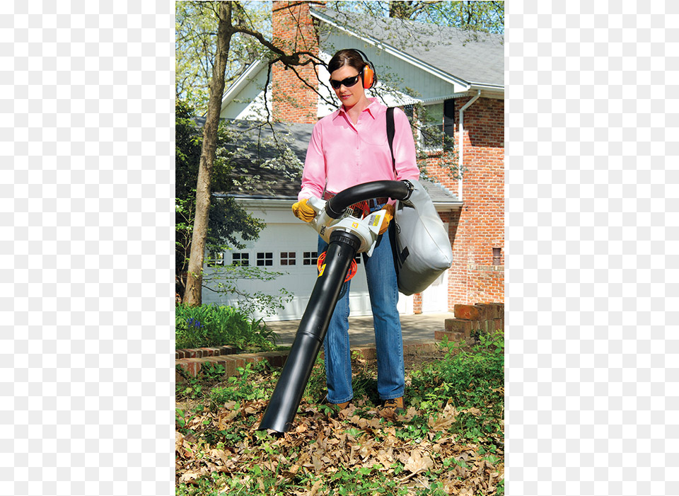 Sh 56 C E Stihl Vacuum Blower, Lawn, Plant, Grass, Male Free Transparent Png