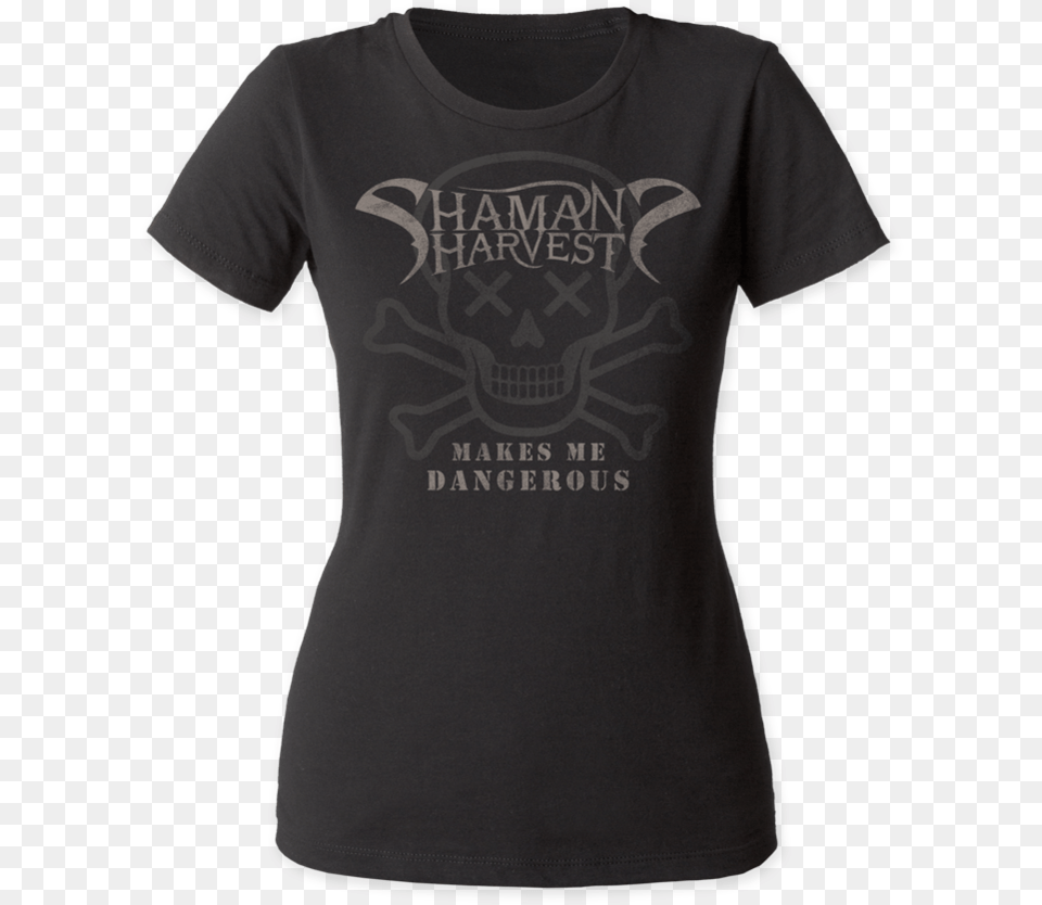 Sh Dangerous Black, Clothing, T-shirt, Shirt Png Image