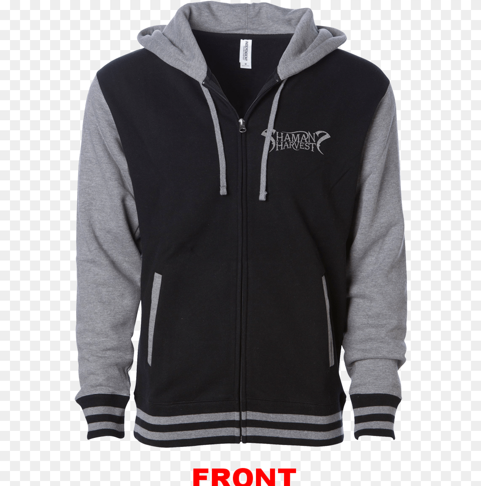 Sh Smokin Varsityhoodie Front Zipper Hooded Varsity Jacket, Clothing, Coat, Fleece, Hoodie Free Png Download