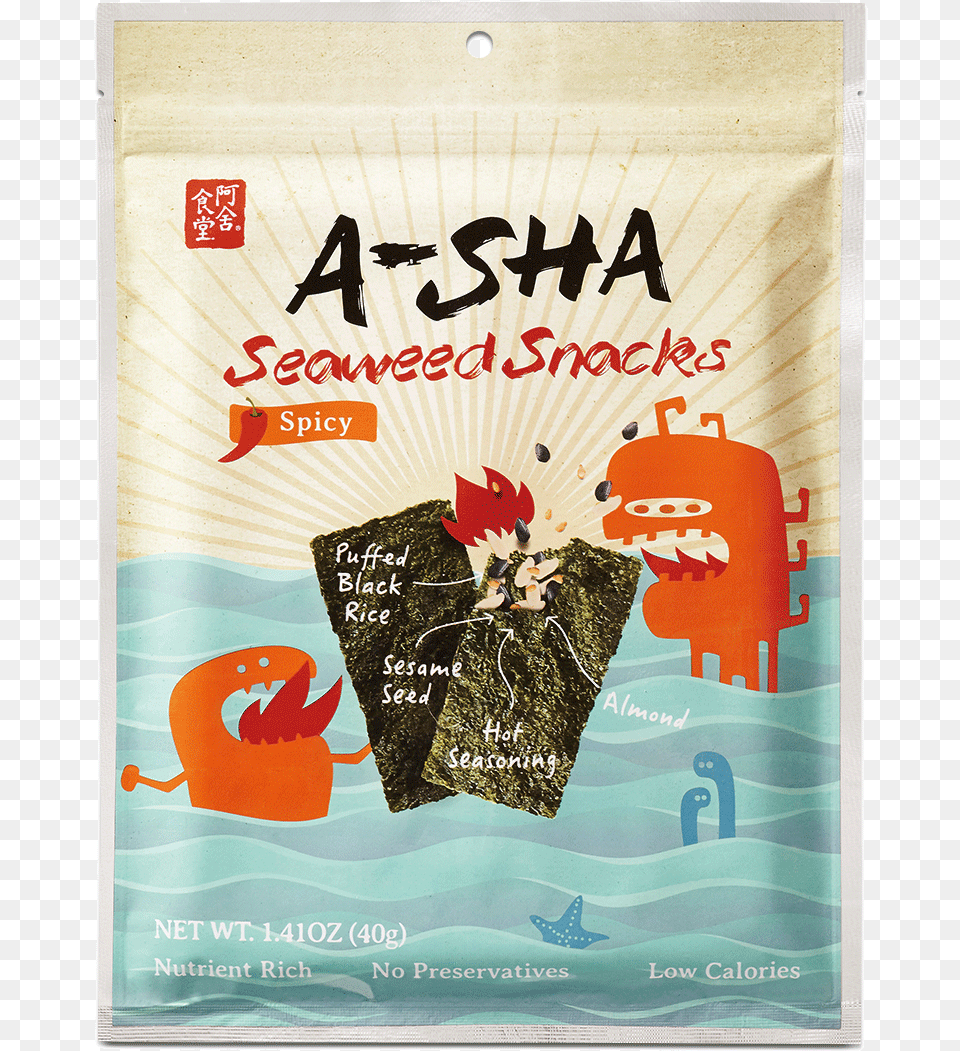 Sha Seaweed Snacks, Advertisement, Poster, Food, Sweets Free Png