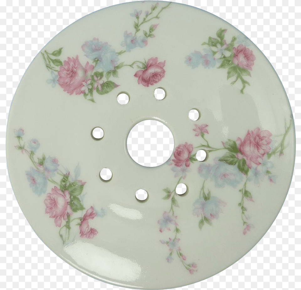 Shabby Chic Rose Butter Drain This Would Look Great Van De Voorde The Game, Art, Plate, Porcelain, Pottery Free Transparent Png