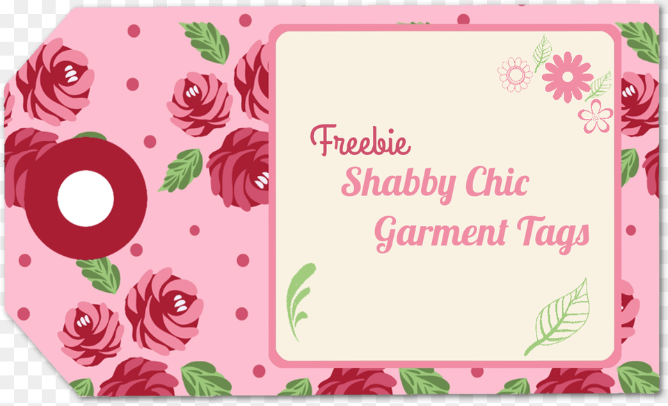 Shabby Chic Tags Garden Roses, Greeting Card, Envelope, Mail, Plant Free Png
