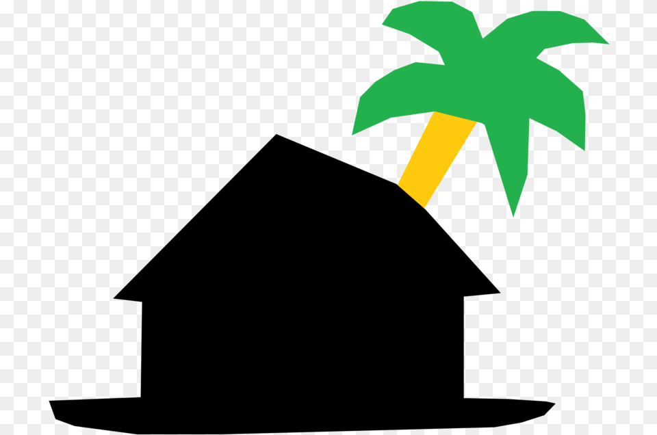 Shack Clipart Country House House Beach, Green, Leaf, Plant, Logo Png
