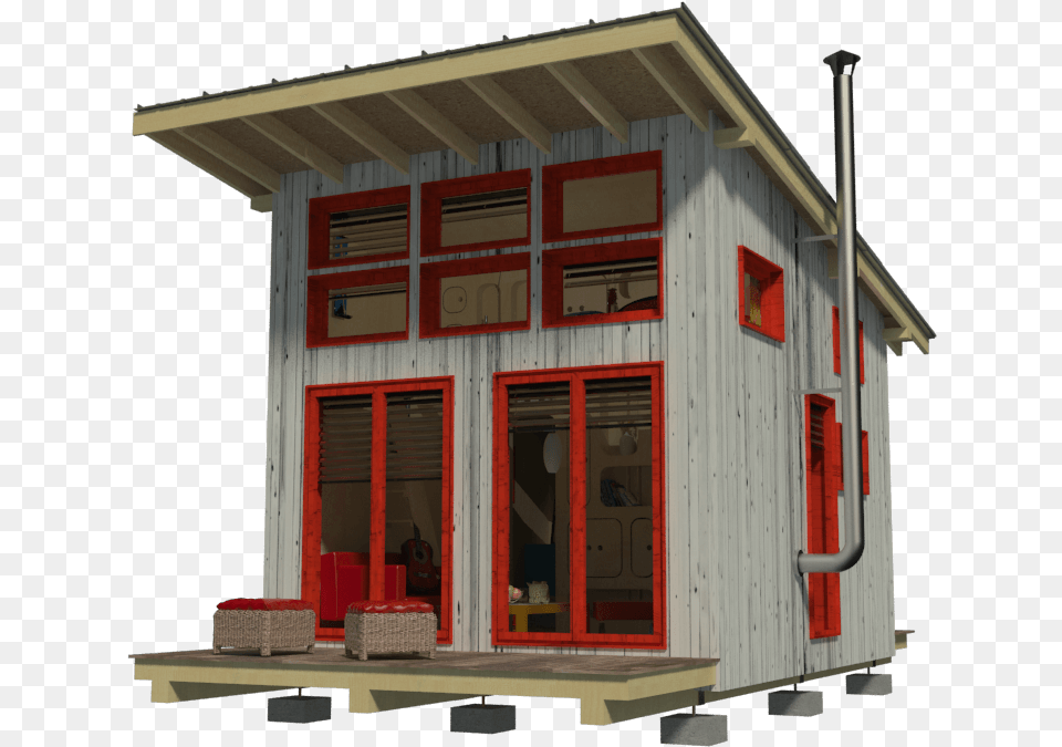 Shack Drawing Little Cabin Beach Small Cabin, Architecture, Rural, Outdoors, Nature Free Png Download