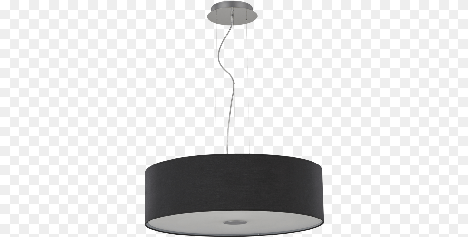 Shade Hanging Light Classic Fabric Shade Ideal Lux Woody 4 Light Pendant Black Lighting, Lamp, Chandelier, Ceiling Light Free Transparent Png