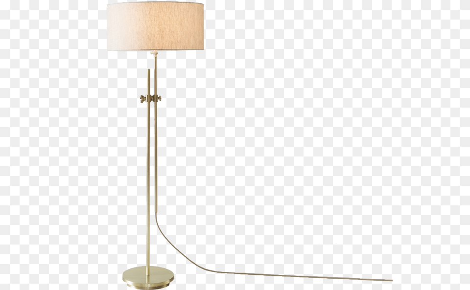 Shaded Brass Floor Lamp Lampshade, Floor Lamp Png