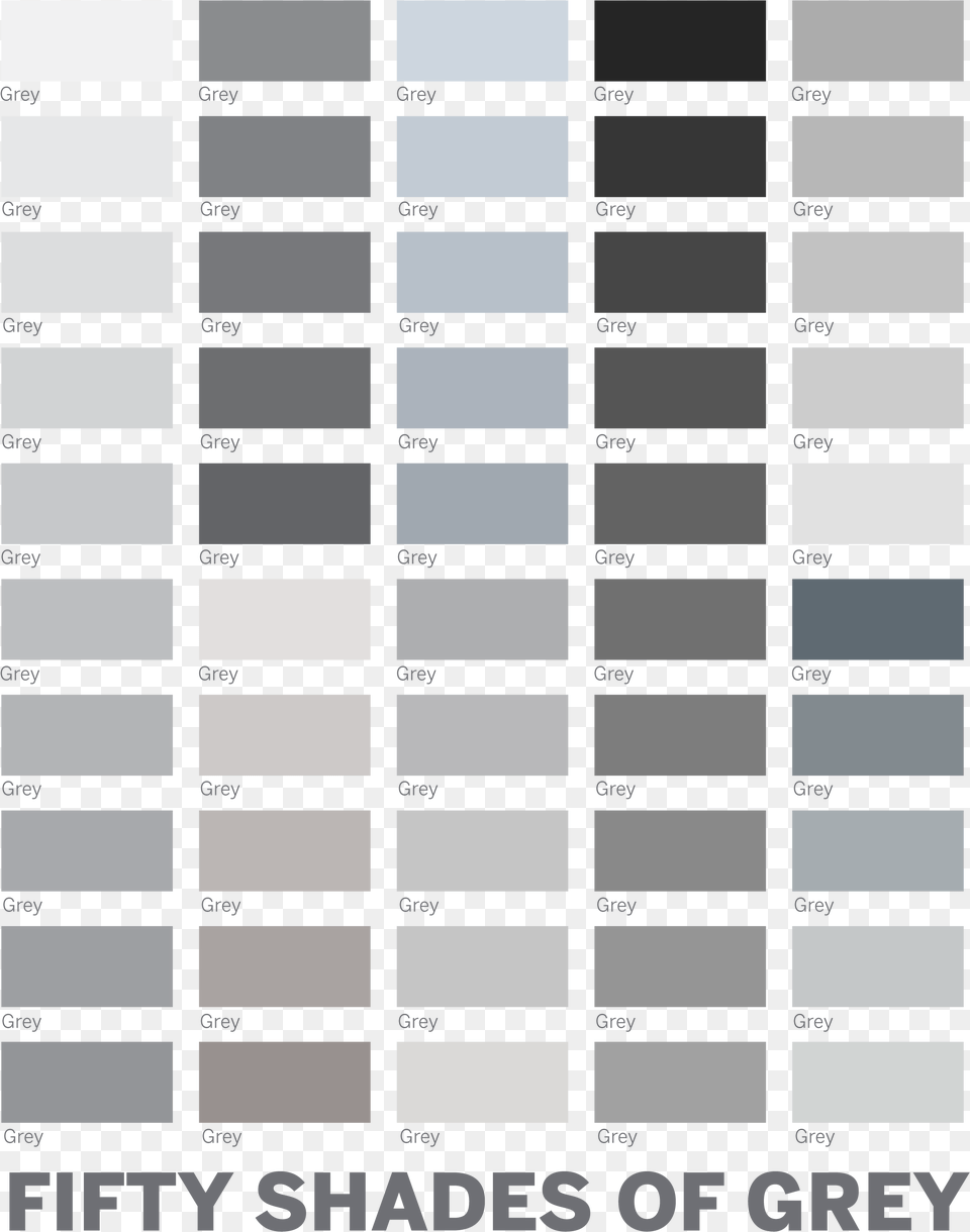 Shades Of Grey Joke Colours 50 Shades Of Grey Colour Chart, Text, Grille, City, Architecture Png