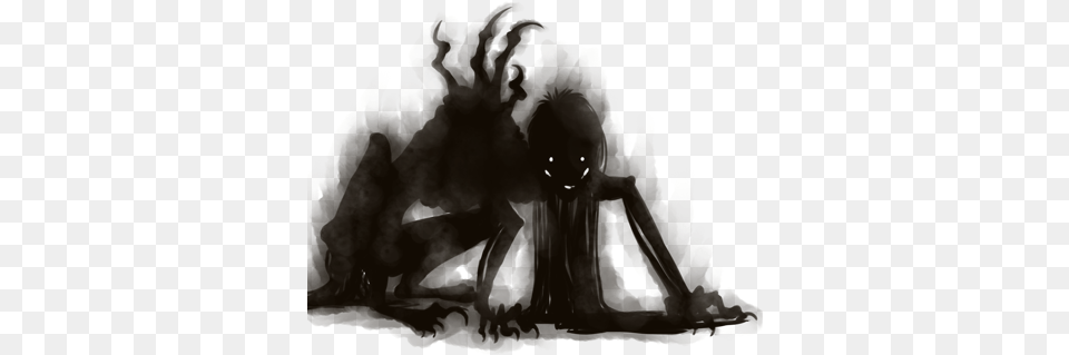Shadow Creature, Nature, Night, Outdoors, Mountain Png Image