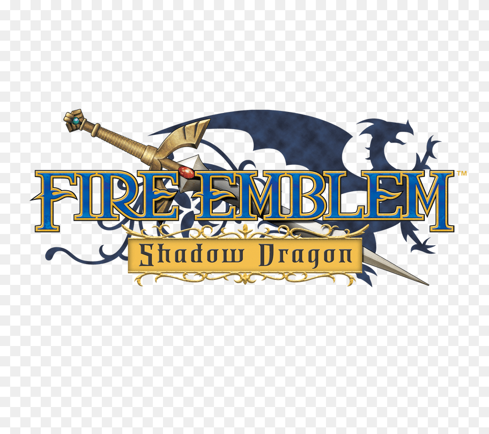 Shadow Dragon Details Fire Emblem Shadow Dragon Logo, Sword, Weapon, Firearm, Gun Free Transparent Png