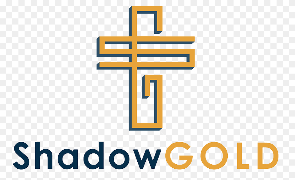 Shadow Gold Cross, Symbol, Text Free Png