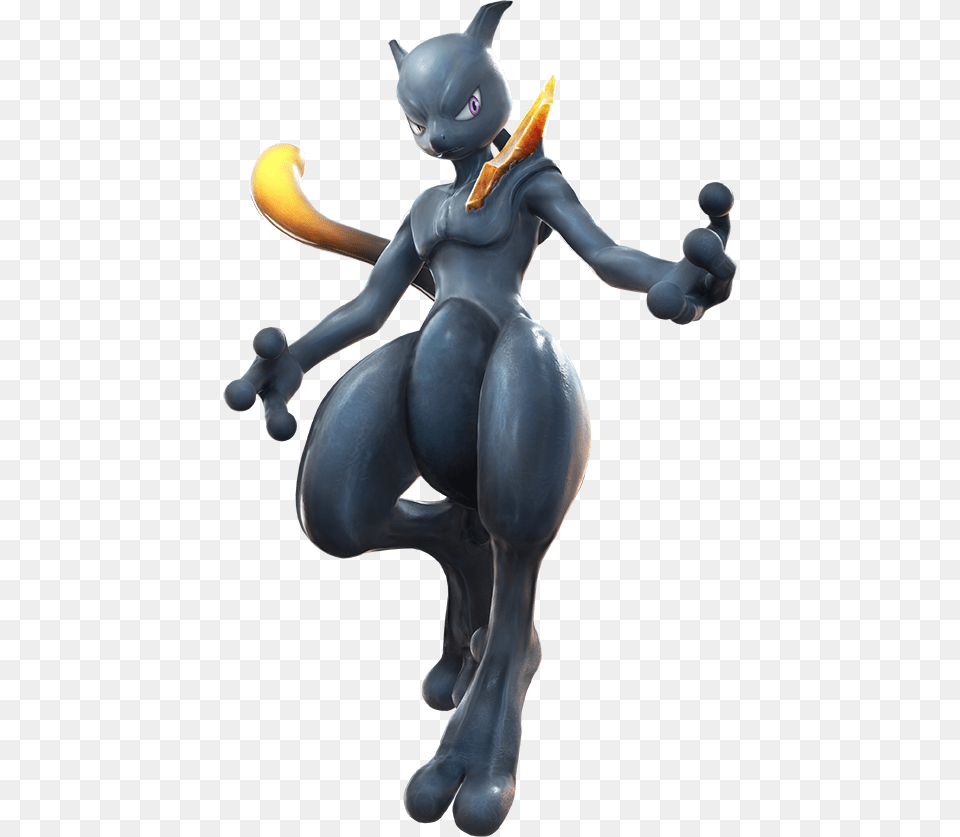 Shadow Mewtwo Dark Mewtwo, Figurine, Person, Art Free Png Download