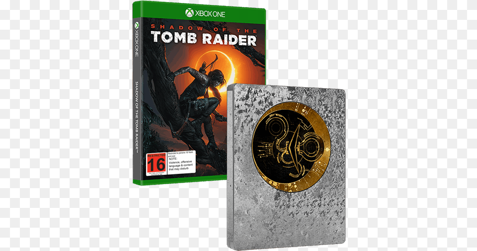 Shadow Of The Tomb Raider Ps4 Steelbook, Book, Publication, Adult, Male Free Png