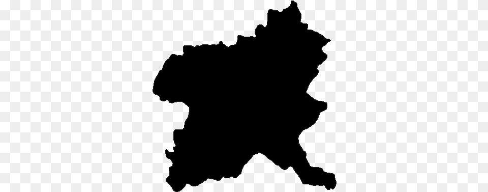 Shadow Picture Of Gunma Prefecture, Chart, Plot, Silhouette, Map Free Transparent Png