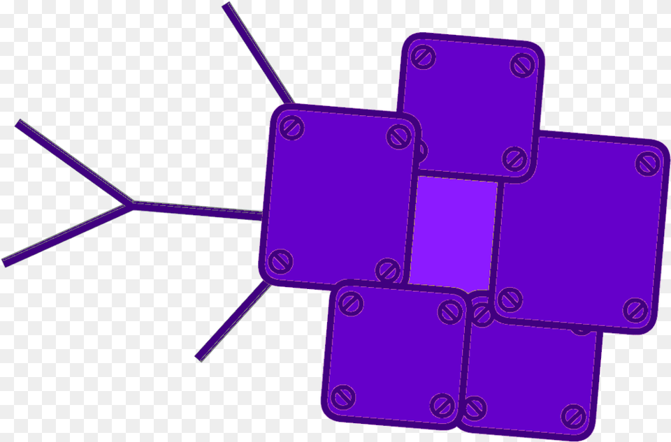 Shadow Robot Flower Robot Flower Purple Free Png